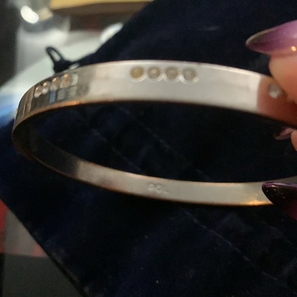 SWAROVSKI SILVER MIAMI BANGLE !!! 🔥🔥🔥🔥 - Picture 4 of 6